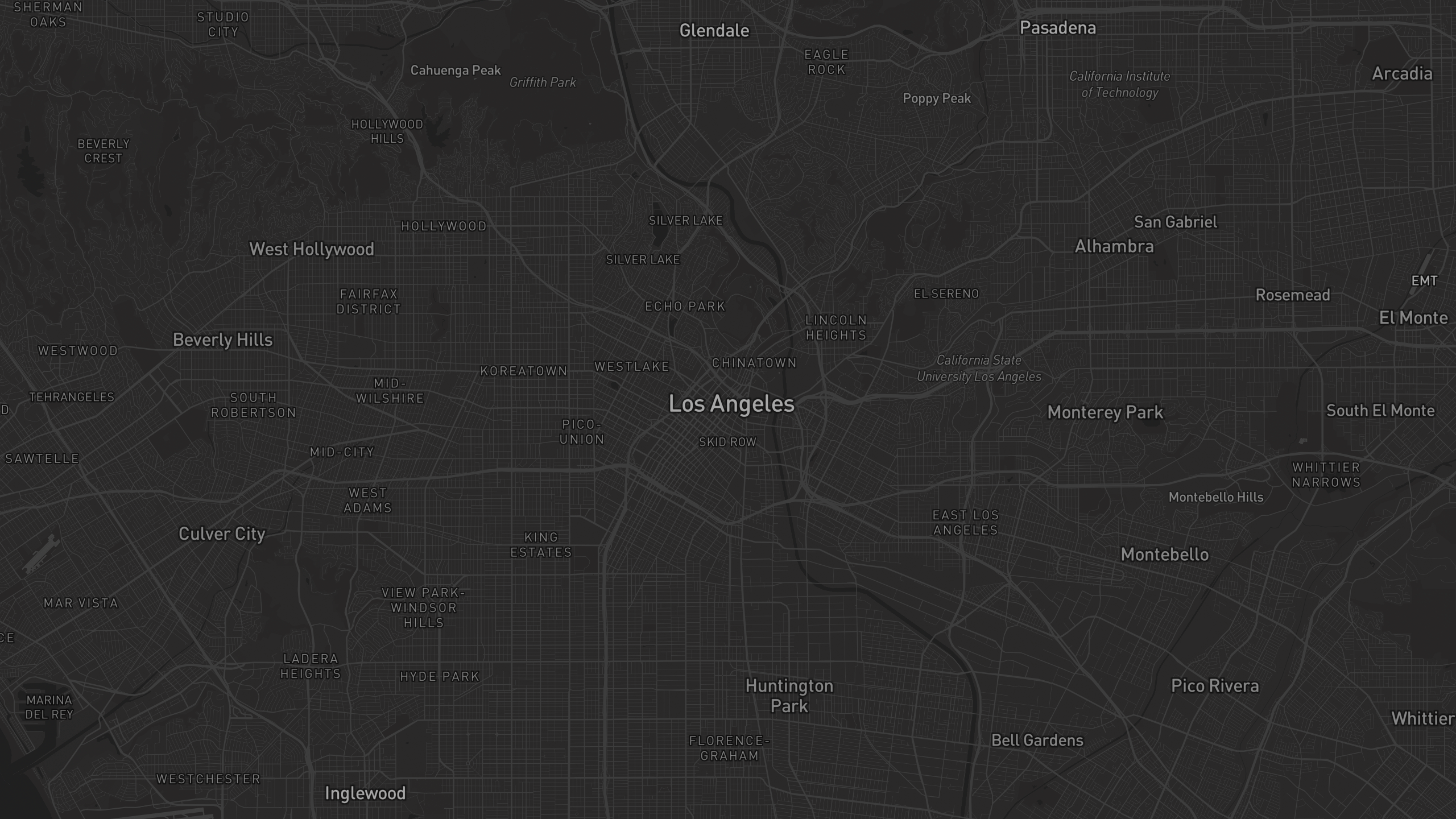 Aerial 3D map of California with highlighted care provider regions — The Care Ratings