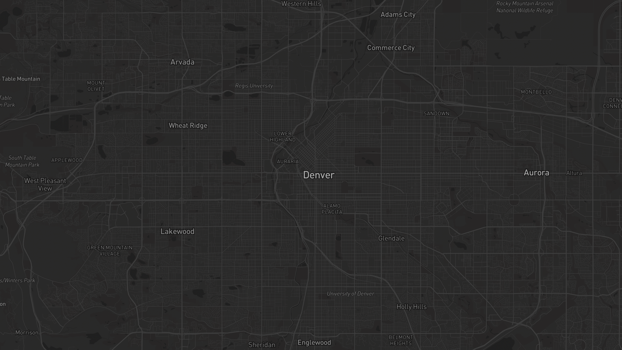 Aerial 3D map of Colorado with highlighted care provider regions — The Care Ratings