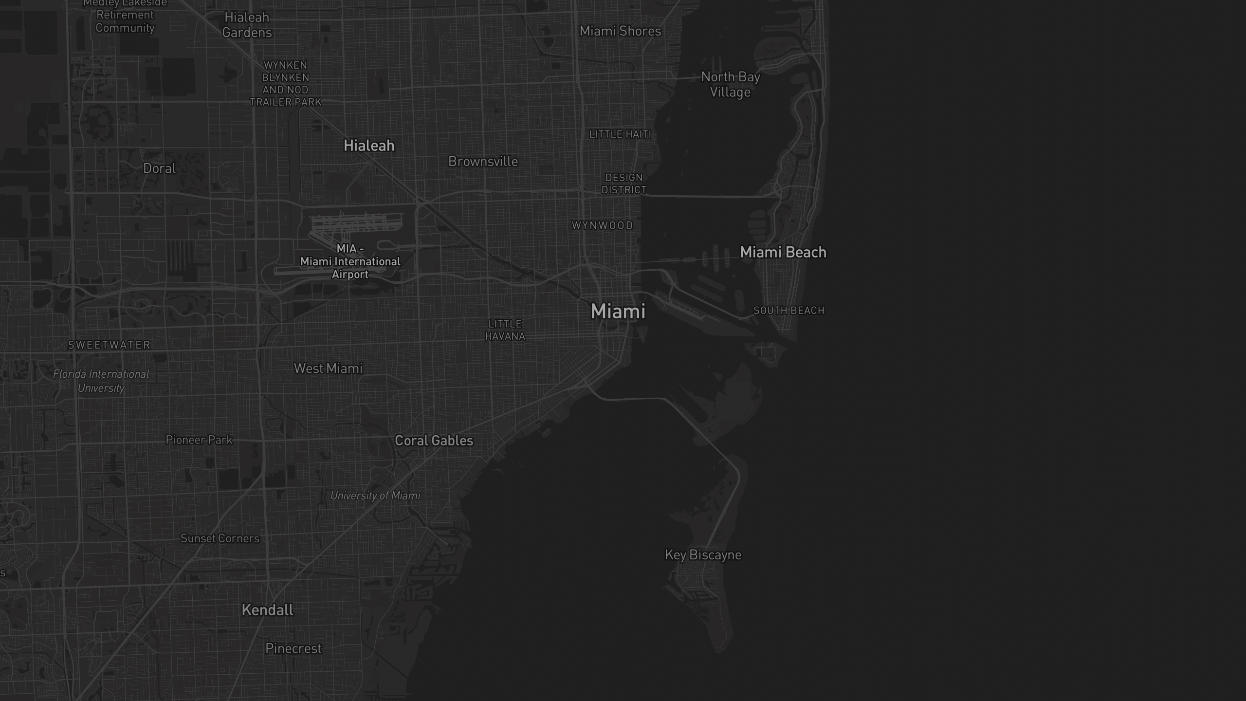 Aerial 3D map of Florida with highlighted care provider regions — The Care Ratings
