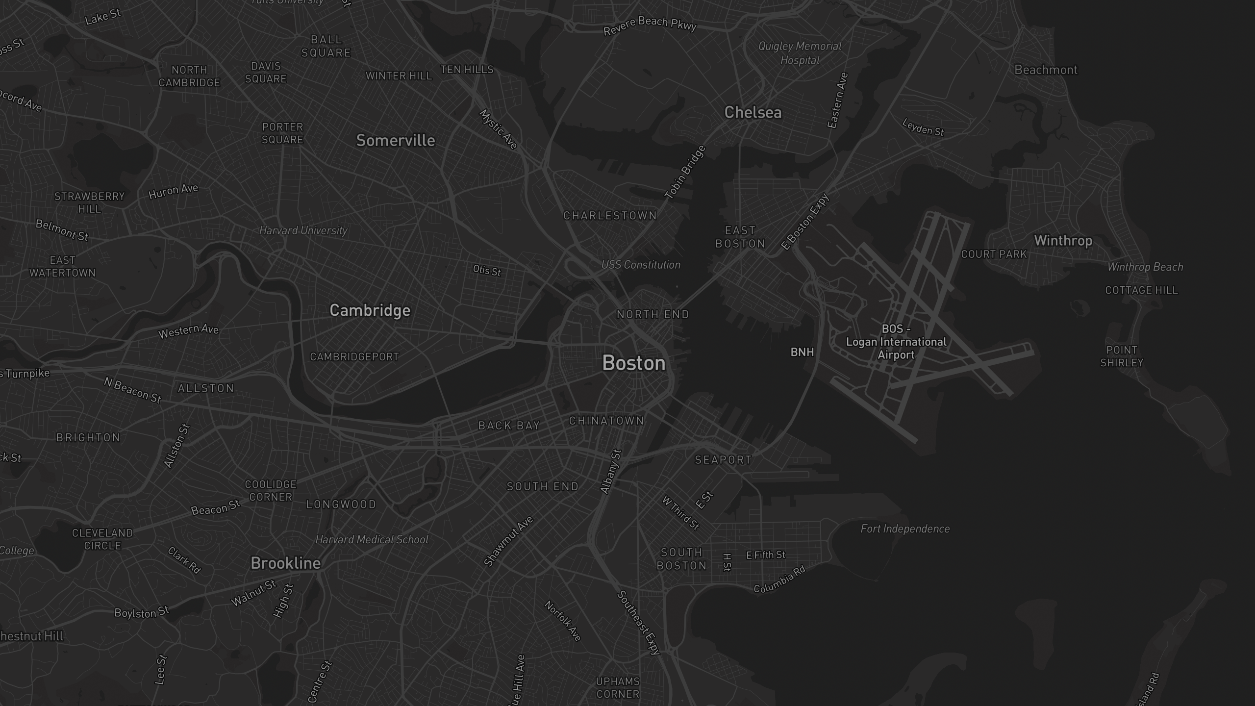 Aerial 3D map of Massachusetts with highlighted care provider regions — The Care Ratings