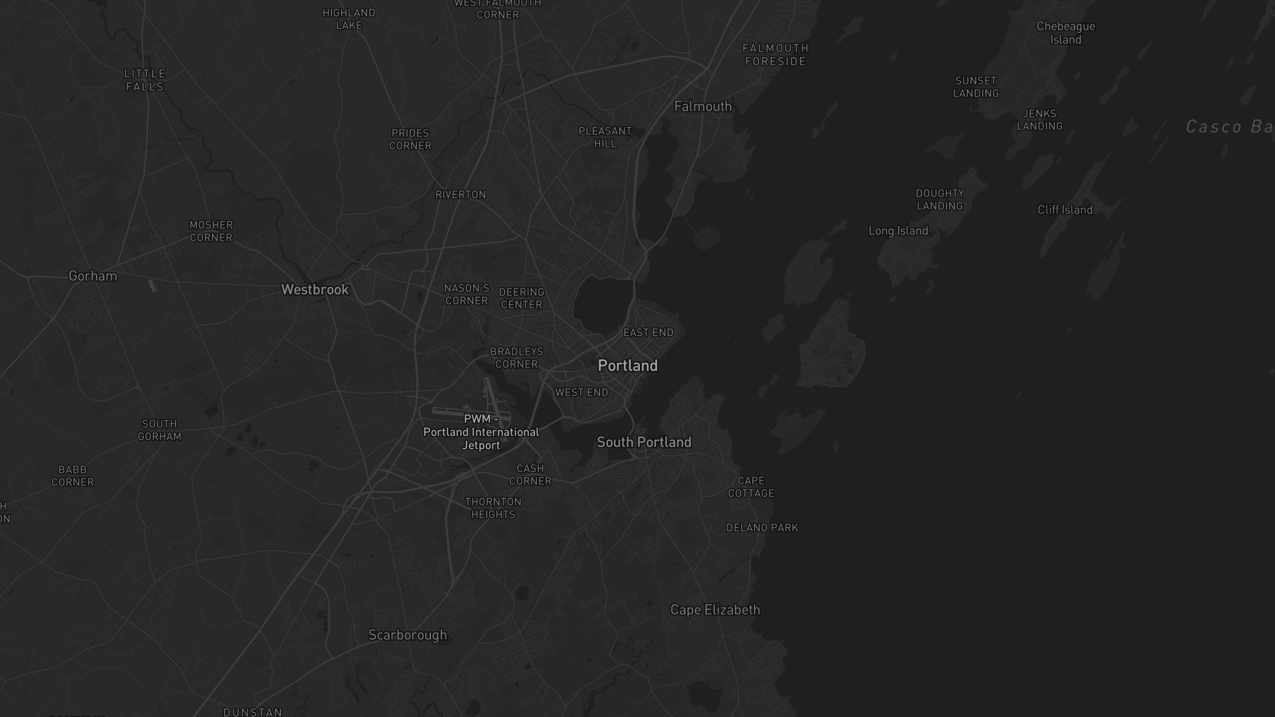 Aerial 3D map of Maine with highlighted care provider regions — The Care Ratings