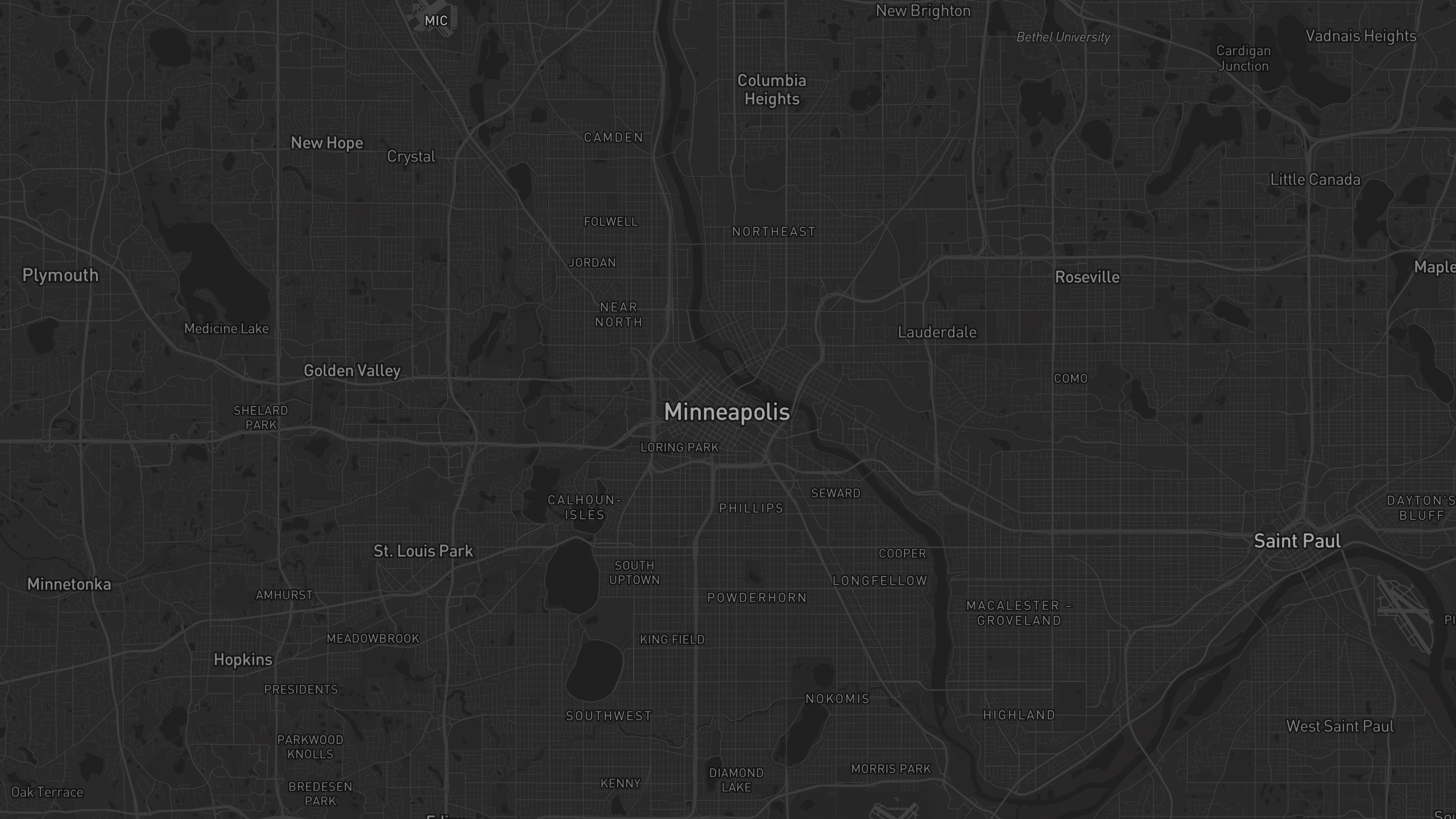 Aerial 3D map of Minnesota with highlighted care provider regions — The Care Ratings