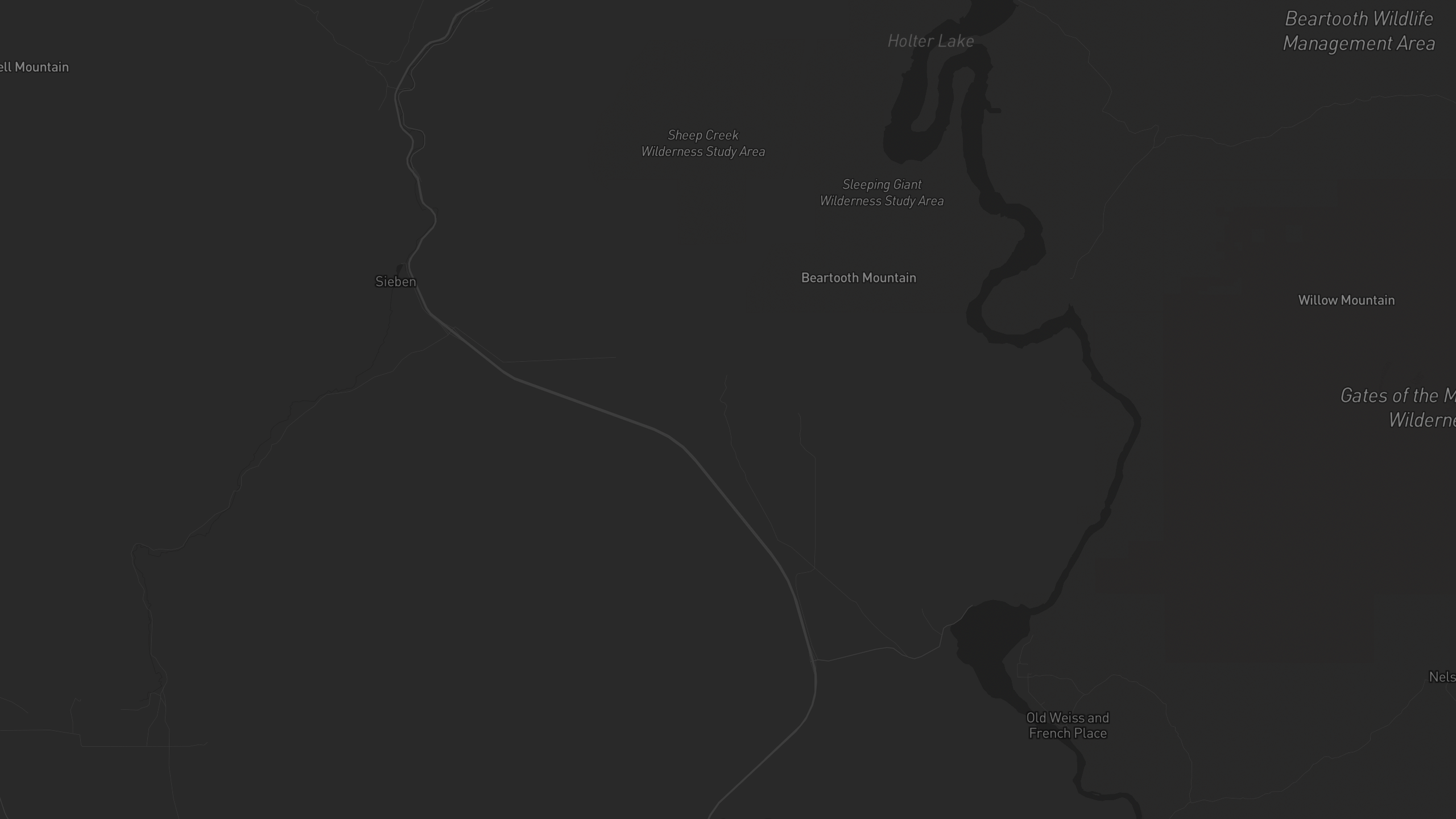 Aerial 3D map of Montana with highlighted care provider regions — The Care Ratings