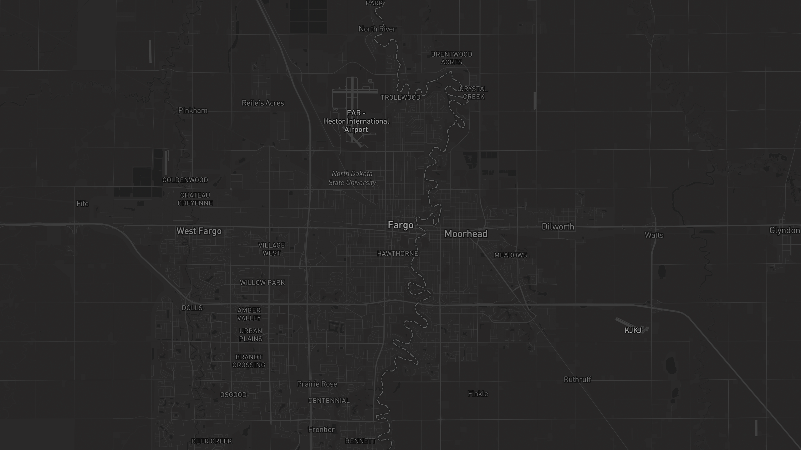Aerial 3D map of North Dakota with highlighted care provider regions — The Care Ratings