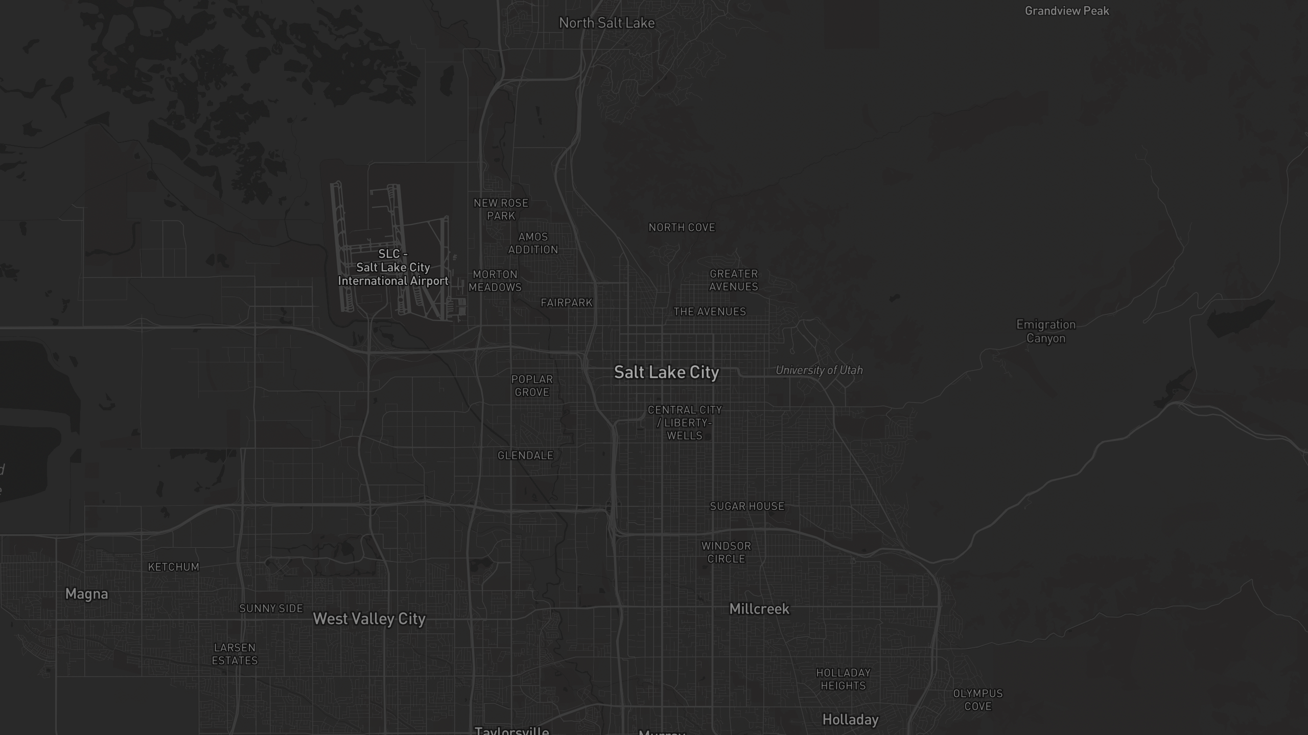 Aerial 3D map of Utah with highlighted care provider regions — The Care Ratings